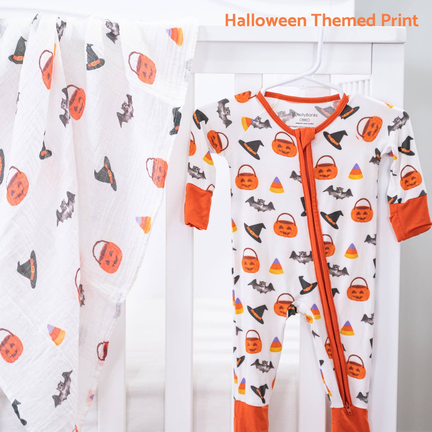 Bamboo Baby Convertible Zipper Pajama Halloween